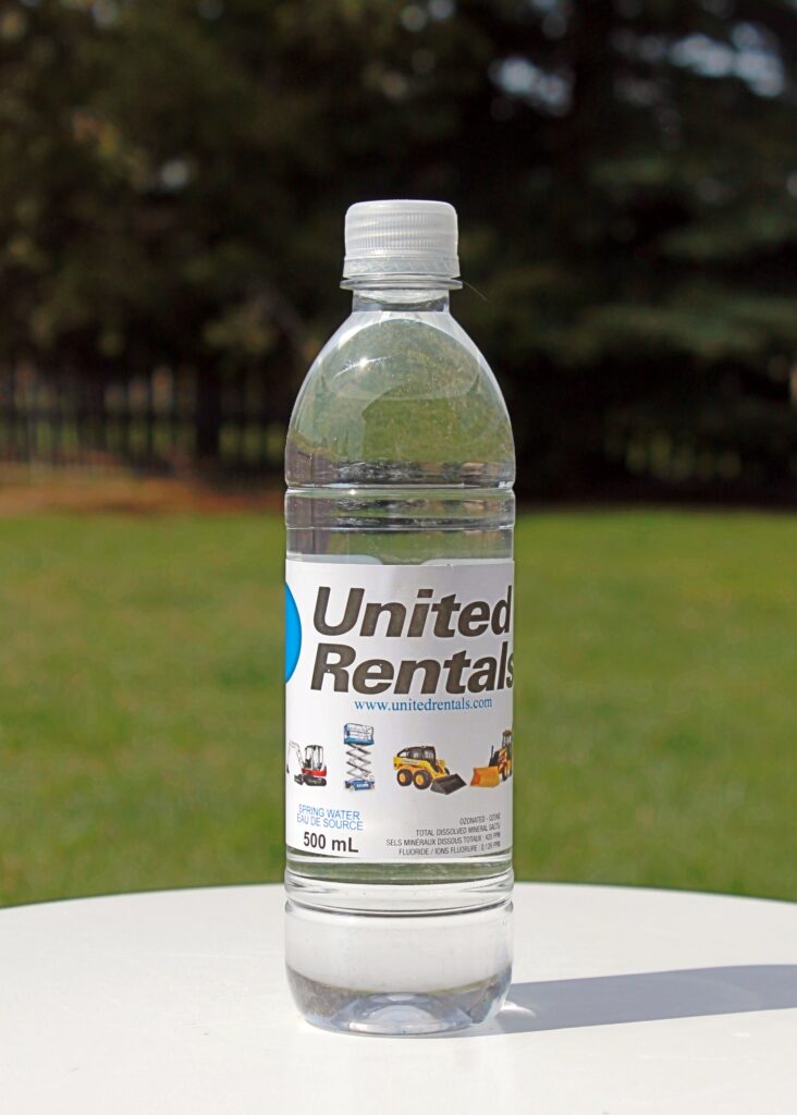 United Rentals - Custom Label Bottled Water Supplier
